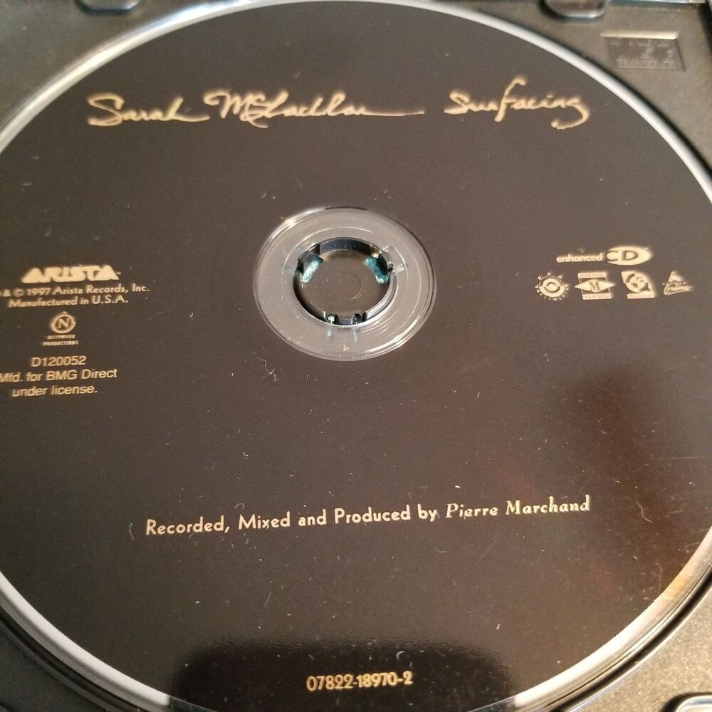 Sara McLachlan Surfacing CD